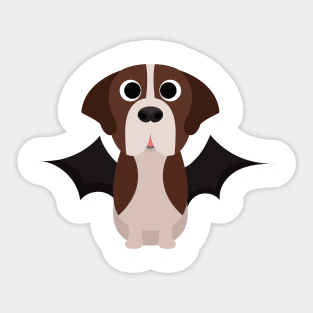 Mastiff Halloween Fancy Dress Costume Sticker